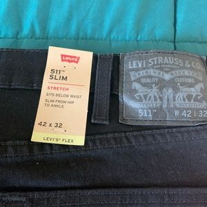 Levi’s 511 black jeans size 42x32